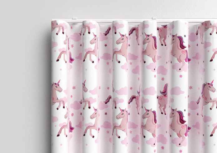 Unicorn Magic, Pink - Made to Measure Curtains - Image 13